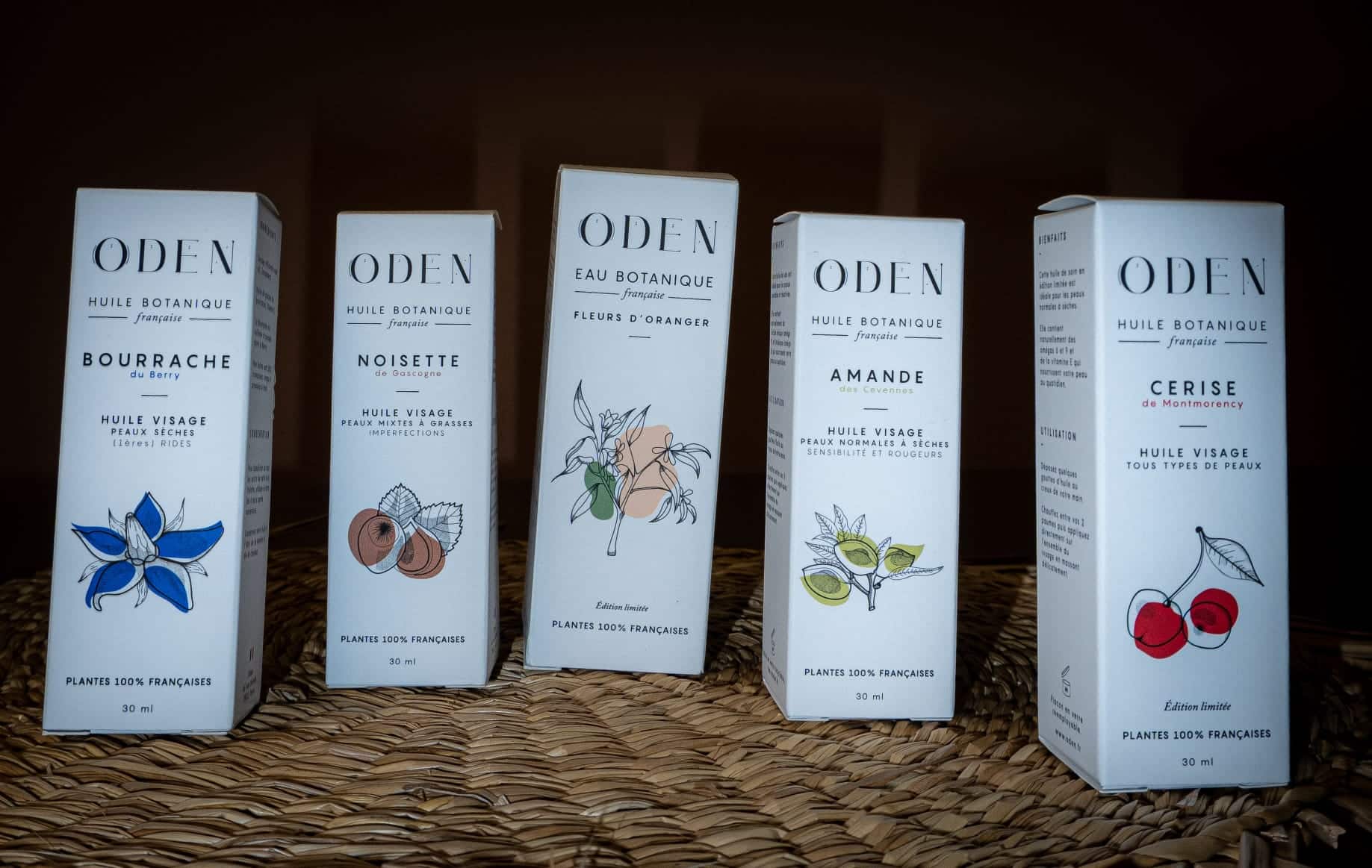 Cosmética natural Oden en la boutique de Marine Lefevre en L'Eliana